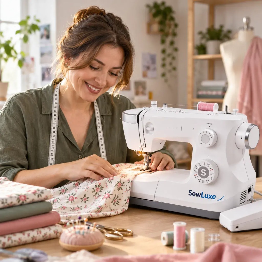 SewLuxe FabricSense automatyczne dopasowanie tkaniny